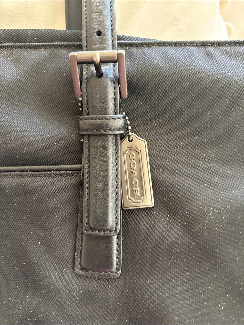 Coach Messenger Bag with Logo Lining